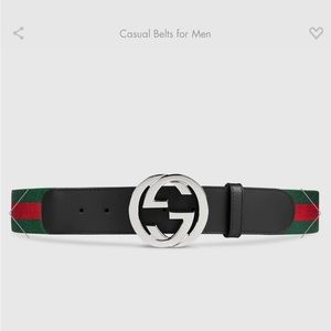 Authentic Gucci Web Belt